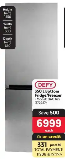 Makro DEFY Bottom Fridge/Freezer offer