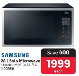 Makro SAMSUNG Solo Microwave offer