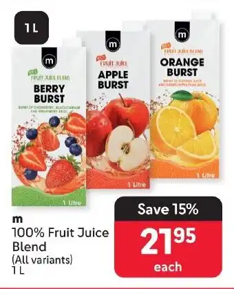 Makro m 100% Fruit Juice Blend offer