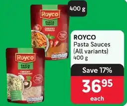 Makro ROYCO Pasta Sauces (All variants) offer