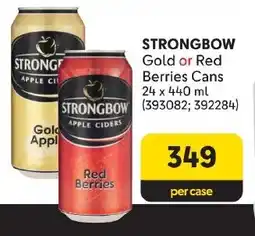Makro STRONGBOW Gold or Red Berries Cans offer