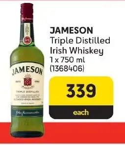 Makro JAMESON Triple Distilled Irish Whiskey offer