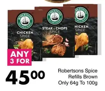 Save Hyper Robertsons Spice Refills Brown Only offer