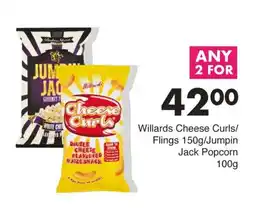 Save Hyper Willards Cheese Curls/ Flings/ Jumpin Jack Popcorn offer