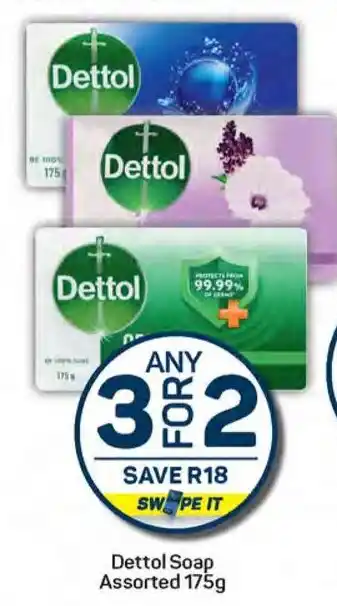 Pick n Pay Hypermarket Dettol Soap Assorted offer