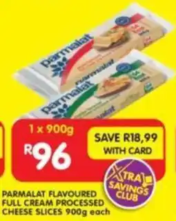 Shoprite Parmalat flavoured full cream processed cheese slices offer
