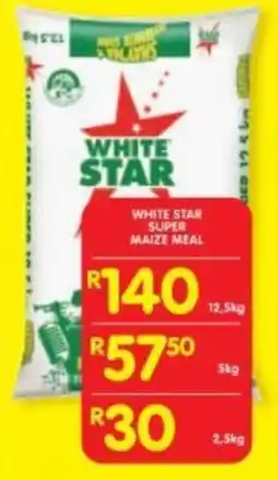 Shoprite White star super maize meal offer