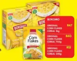 Shoprite Bokomo original corn flakes cereal offer