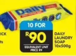 Shoprite Daily laundry soap offer