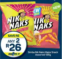 Pick n Pay Simba Nik Naks Maize Snack Assorted offer