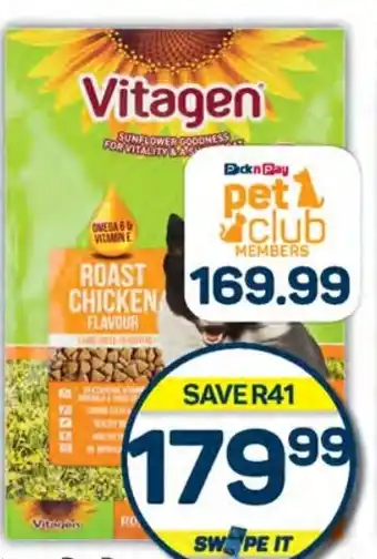 Pick n Pay Vitagen Dry Dog Food Assorted offer