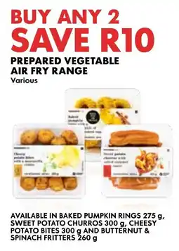 Woolworths Prepared vegetable air fry range offer