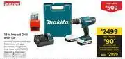 Builders Warehouse Makita 18 V Impact Drill With Kit offer