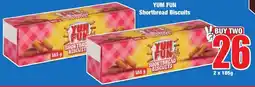 Boxer Superstores YUM FUN Shortbread Biscuits offer