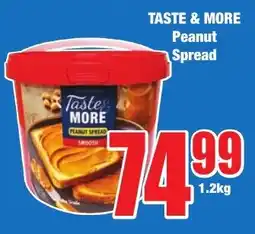 Boxer Superstores TASTE & MORE Peanut Spread offer