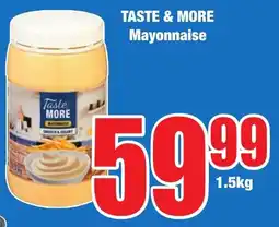 Boxer Superstores TASTE & MORE Mayonnaise offer