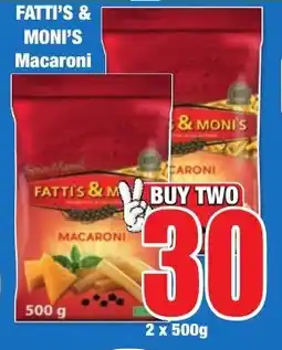 Boxer Superstores FATTI'S & MONI'S Macaroni offer
