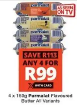 Checkers Parmalat Flavoured Butter All Variants offer