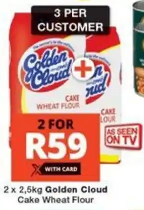 Checkers Golden Cloud Cake Wheat Flour offer