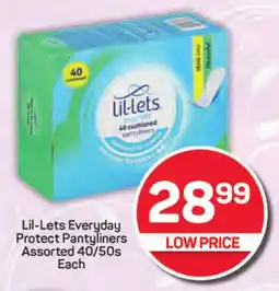 Pick n Pay Hypermarket Lil-Lets Everyday Protect Pantyliners Assorted offer