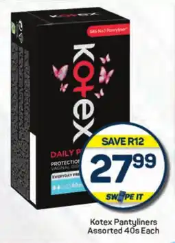 Kotex Pantyliners Assorted