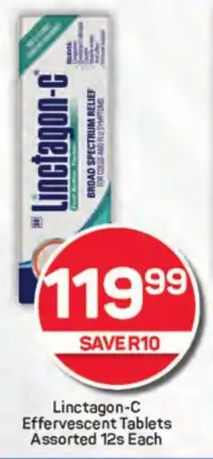 Pick n Pay Hypermarket Linctagon-C Effervescent Tablets Assorted offer