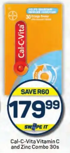 Pick n Pay Hypermarket Cal-C-Vita Vitamin C and Zinc Combo offer