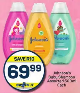 Pick n Pay Hypermarket Johnson's Baby Shampoo Assorted offer