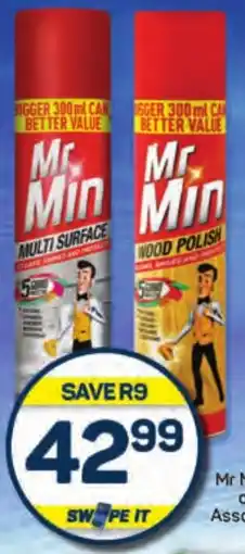 Pick n Pay Hypermarket Mr Min Multi Surface or Wood Polish Assorted offer