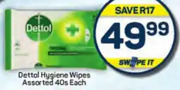 Pick n Pay Hypermarket Dettol Hygiene Wipes Assorted offer