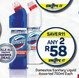 Pick n Pay Hypermarket Domestos Sanitary Liquid Assorted offer
