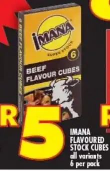 Shoprite Imana flavoured stock cubes all variants offer