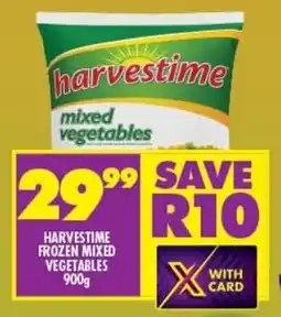 Shoprite Harvestime frozen mixed vegetables offer