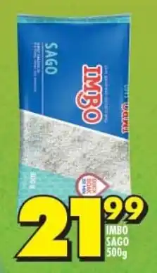 Shoprite Imbo sago offer