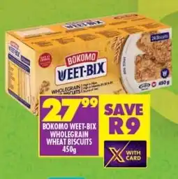 Shoprite Bokomo weet-bix wholegrain wheat biscuits offer