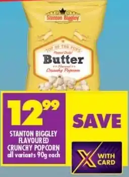 Shoprite Stanton biggley flavoured crunchy popcorn offer