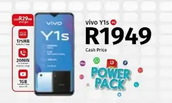 Vodacom Vivo Y1s offer