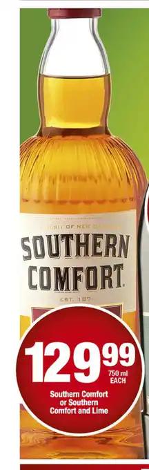 OK Liquor Southern Comfort or Southern Comfort and Lime offer
