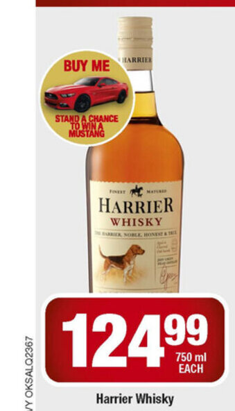 OK Liquor Harrier Whisky 750ml offer