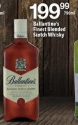 Ballantine's Finest Blended Scotch Whisky 750ml