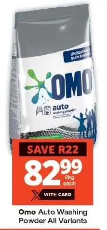 Checkers Omo Auto Washing Powder All Variants offer