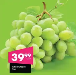 Save Hyper White Grapes Tub offer