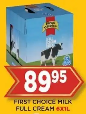 Goal Supermarket First choice milk full cream offer