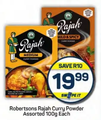 Pick n Pay Robertsons Rajah Curry Powder Assorted offer