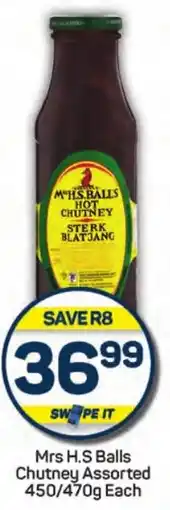 Pick n Pay Mrs H.S Balls Chutney Assorted offer