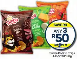 Pick n Pay Simba Potato Chips Assorted offer