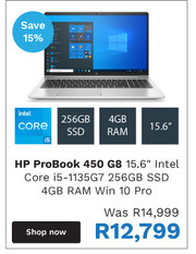 First Shop HP Probook 450 G8 offer