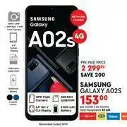 Edgars Samsung Galaxy A02S 4G- Per Month x 24 Months offer