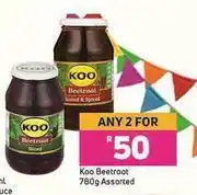 Game Koo Beetroot Assorted-For Any 2 x 780g offer