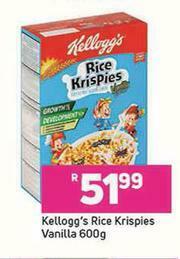 Game Kellogg's Rice Krispies Vanilla-600g offer